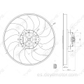 Ventilador de refrigeración universal para RENAULT MEGANE RENAULT KANGOO